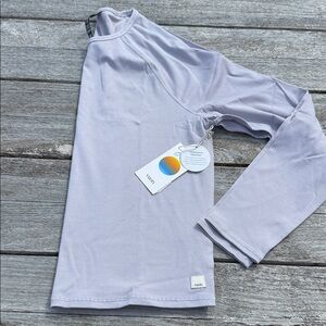 VUORI Long Sleeve Pose Crew LAVENDER ICE PURPLE SIZE XL NWT